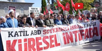 Erzurum'dan Gazze'ye destek
