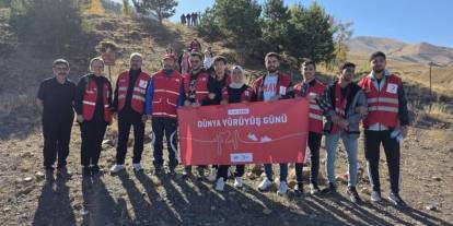 Kızılay'dan Dünya Yürüyüş Günü'nde sağlık için adım etkinliği
