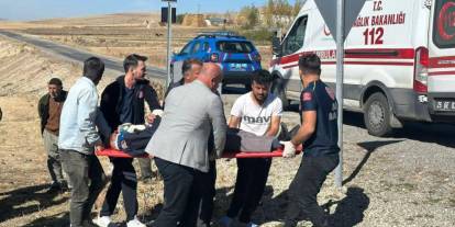 Karayazı’da trafik kazası: 1 yaralı