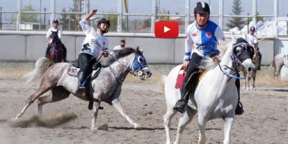 Erzurum'da cirit heyecanı sürüyor