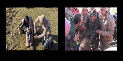 Kayıp çoban hastaneye sevk edildi