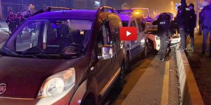 Erzurum’da zincirleme kaza: 6 yaralı