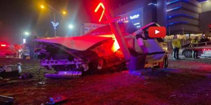 Polisten kaçarken kaza yaptı: 3 yaralı