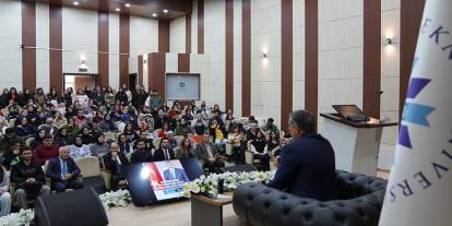 Erzurum Teknik Üniversitesi öğrencileri ile buluştu