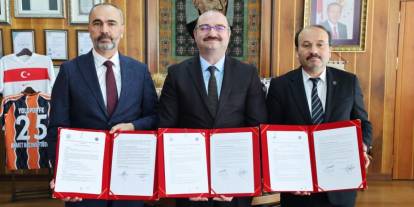 Bölgesel gelişime katkı sunacak iş birliği protokolü için imzalar atıldı