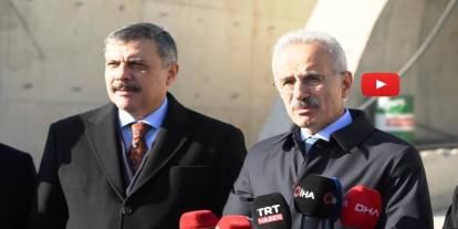 "2026 yılının ilk yarısı içerisinde tüneli hizmete açmış olacağız"