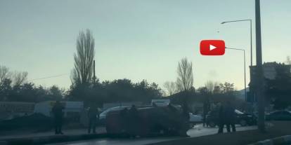 Erzurum'da gizli buzlanma trafik kazalarına neden oldu