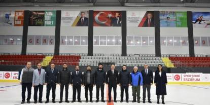 Erzurum GSİM buz salonlarının çehresini değiştiriyor