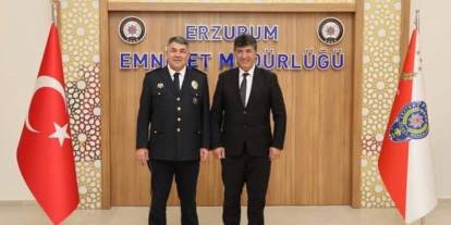 Başkan Sertoğlu’ndan  Emniyet Müdürü Karaburun’a Nezaket Ziyareti