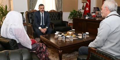 Umre ziyareti sonrası Vali Çiftçi’ye ziyaret