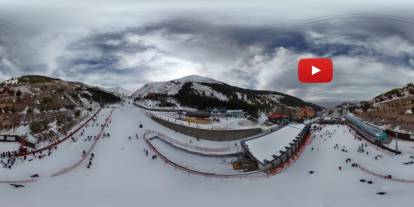 Palandöken'de kar keyfi