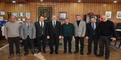 Rektör Hacımüftüoğlu, DAGC ve DGF yönetimini kabul etti