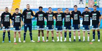 Erzurumspor'dan Filistin'e destek çağrısı