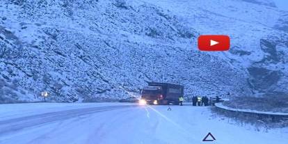 Erzurum-Erzincan karayolunda ağır tonajlı araçların geçişine izin verilmiyor