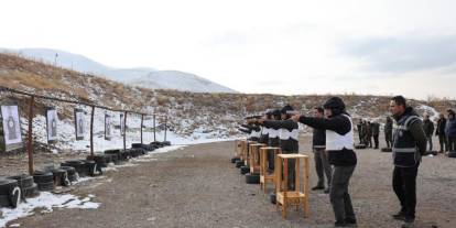 DKMP personeline silah kullanımı eğitimi