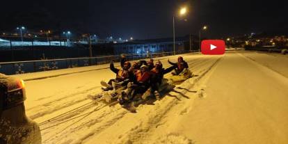 Erzurum'da gençlerden yeni spor denemesi: "KarKano"