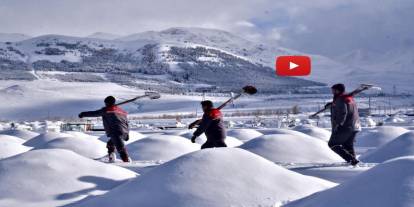 Erzurum'da ölümün soğuk yüzü