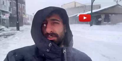 Karayazı'da fırtına etkili oluyor