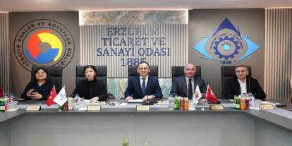 Çin Büyükelçisi JIANG Xuebin ETSO'da