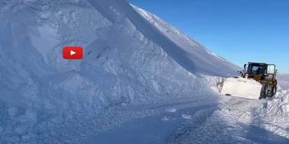 Kar kalınlığı 3 metreyi buldu