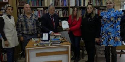 Prof. Dr. Erol Kürkçüoğlu’na plaket verdiler