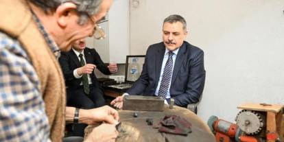 45 yıllık Oltu taşı ustası Hali Aydın'a vefa