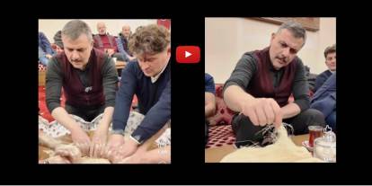 Vali Mustafa Çiftçi, Yazıpınar Köyü’nde Tel Helvası Geleneğine Katıldı