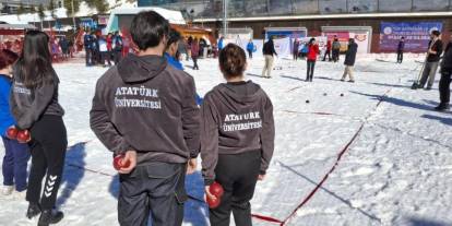 Ünilig kış oyunlarında Atatürk Üniversitesi rüzgârı