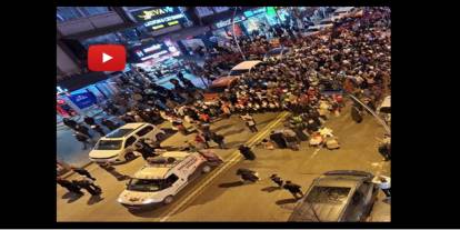 Erzurum’da Ramazan'a fener alaylı karşılama