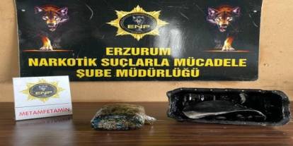 Erzurum’da 3 kilo uyuşturucu ele geçirildi: 2 tutuklama