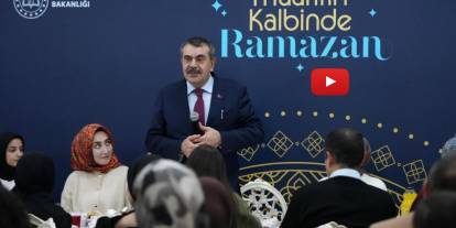 Milli Eğitim Bakanı Tekin, Erzurum’da şehit aileleri ve gazilerle buluştu, ilk iftarını öğrencilerle açtı
