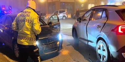 Palandöken’de trafik kazası: 1 yaralı