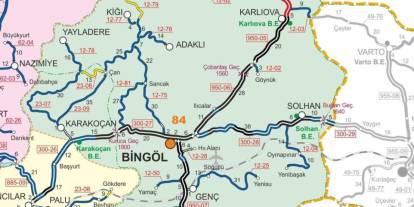 Bingöl-Erzurum karayolu tır trafiğine kapatıldı