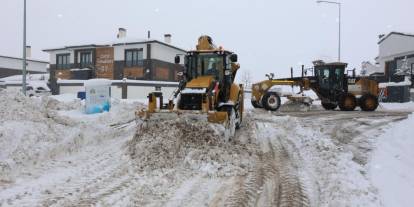 Aziziye’de karla mücadele seferberliği