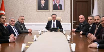 Vali Aydın Baruş’a hayırlı olsun ziyareti