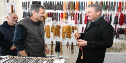 Vali Baruş'tan esnafa Ramazan ziyareti