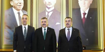 İçişleri Bakanı Çiftçi ve Milli Eğitim Bakanı Tekin'den MHP'ye ziyaret