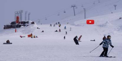 Palandöken bayramda cıvıl cıvıl