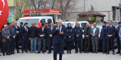 Yeni araç filosu dualarla tanıtıldı