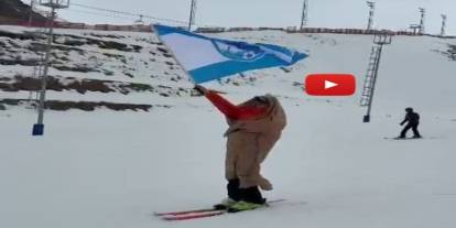 Palandöken'in zirvesinden ehram ve Erzurumspor bayrağı ile kaydı