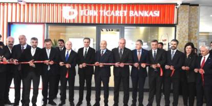 Türk Ticaret Bankası'nın Erzurum şubesi hizmete açıldı