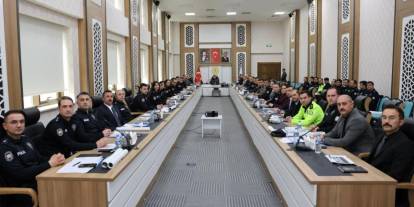 Erzurum Emniyeti'nde "İlk Çeyrek" değerlendirmesi