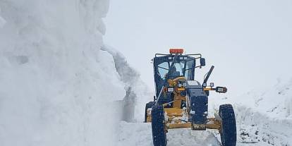 Erzurum'da karın görünmeyen iki yüzü