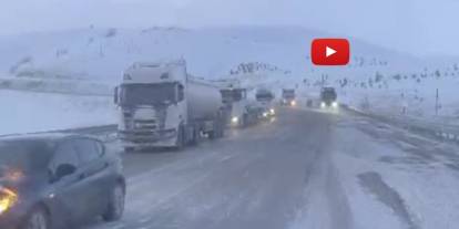 Kop Dağı Geçidi yoğun kar ve tipi nedeniyle ulaşıma kapandı