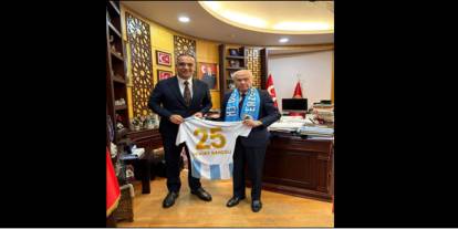 MHP’li Yurdagül’den lider Bahçeli’ye şampiyonluk ziyareti