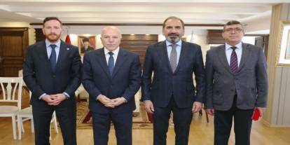 TFF Başkan Vekili Otyakmaz'dan Başkan Mehmet Sekmen'e ziyaret