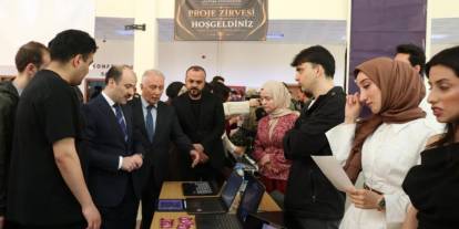 Proje zirvesine yoğun ilgi