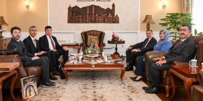 Azerbaycan Kars Başkonsolosu Zamin Aliyev Erzurum’da