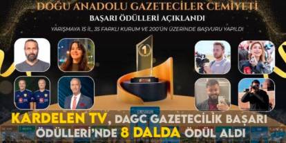Kardelen TV’den Büyük Başarı: 8 Eser Ödüle Layık Görüldü