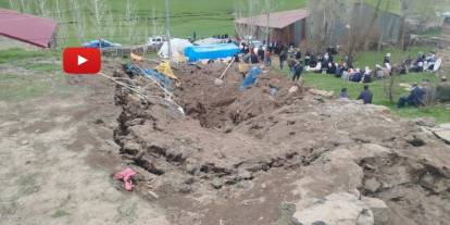 Tekman’da ahır çöktü; 1 ölü